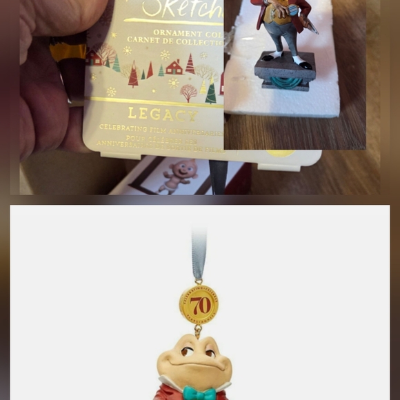 Hallmark Other - Hallmark Mr. Toad Holiday Ornament - Red and Gold